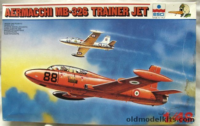 ESCI 1/48 Aermacchi MB-326 Trainer - Australian RAAF / Italian / Argentinian Navy and South African Decals, 4063 plastic model kit